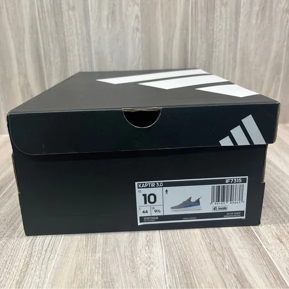 Adidas Kaptir 3.0 Gray White Blue Running Shoes Sneakers IF7315 Men’s sizes