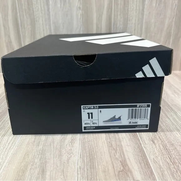 Adidas Kaptir 3.0 Gray White Blue Running Shoes Sneakers IF7315 Men’s sizes