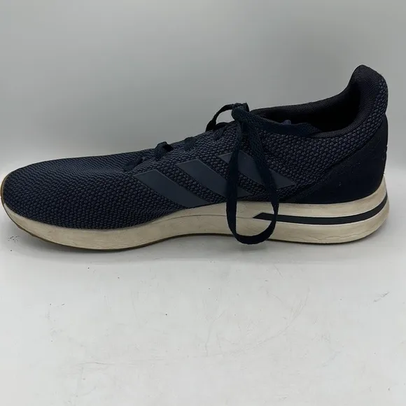 Adidas men’s blue and white running shoes, size 9.5