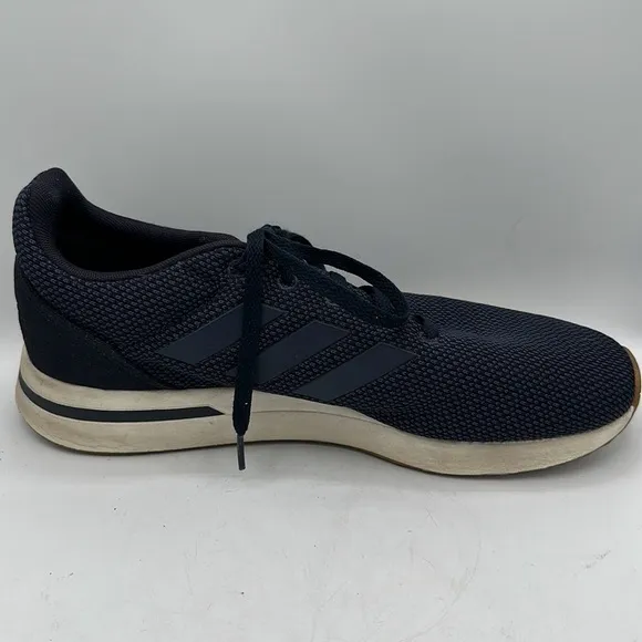 Adidas men’s blue and white running shoes, size 9.5