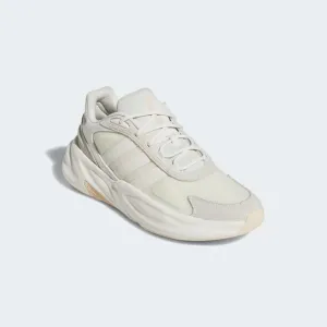 Adidas Men's Ozelle Cloudfoam Trainers Beige/Lite Grey Sneakers Size 10