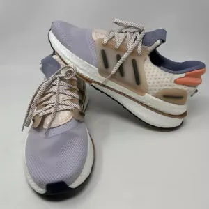 Adidas Men’s XPLR BOOST Silver Dawn Coral Purple Running Shoes Sneakers Size 11