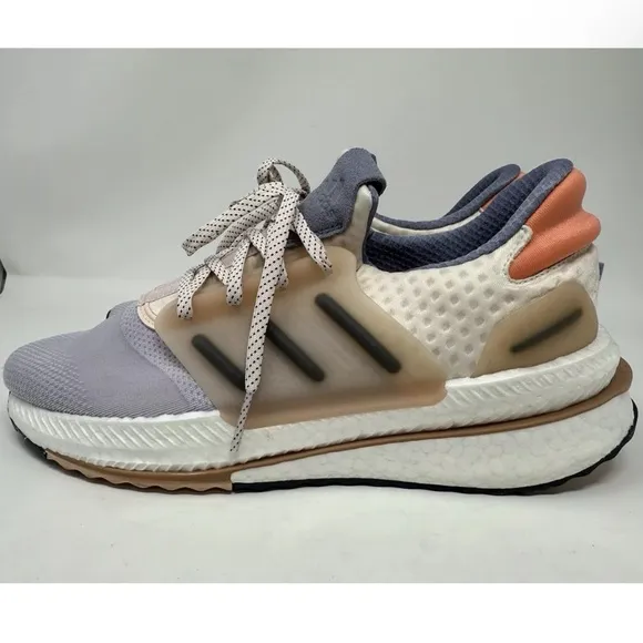 Adidas Men’s XPLR BOOST Silver Dawn Coral Purple Running Shoes Sneakers Size 11