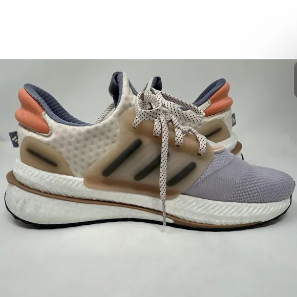 Adidas Men’s XPLR BOOST Silver Dawn Coral Purple Running Shoes Sneakers Size 11