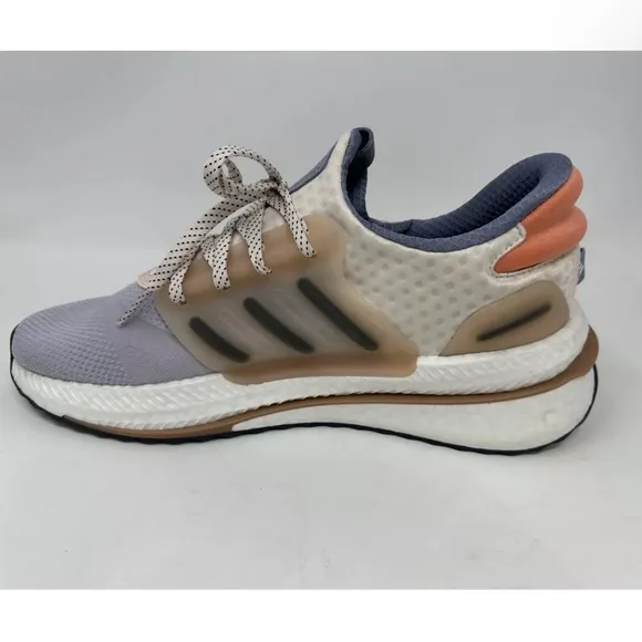 Adidas Men’s XPLR BOOST Silver Dawn Coral Purple Running Shoes Sneakers Size 11