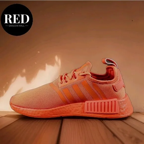Adidas NMD R1 Athletic Shoes Orange HP9661 - Women's Size 9
