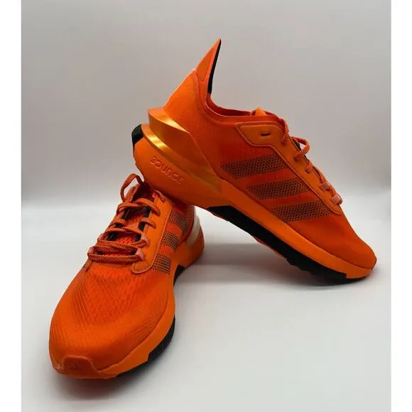 adidas Originals Avryn Casual Running Shoes Orange Black Boost ID9424 Men 9.5