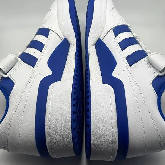Adidas Originals Forum Low Casual Shoes-White/Team Royal Blue NWB- Men 13