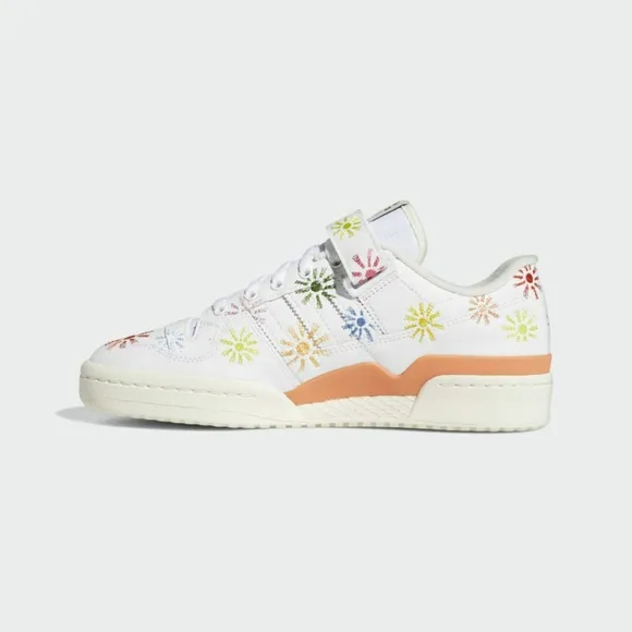 Adidas Originals Forum Low Pride Mens Casual Shoes White Pink GW2416 NEW Multi