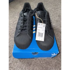 adidas Originals Superstar Triple Black Men Size 10 Classic Casual Shoes EG4957