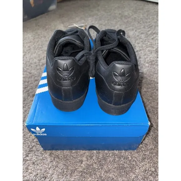 adidas Originals Superstar Triple Black Men Size 10 Classic Casual Shoes EG4957