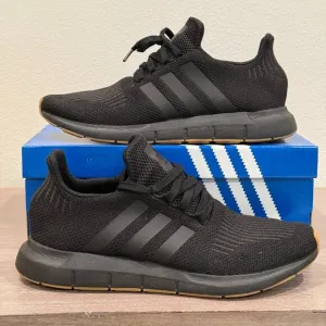 Adidas Originals Swift Run OG Sneakers Black Gum Men's Casual Shoes