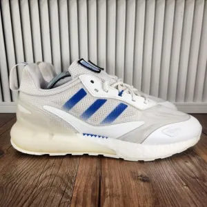 Adidas Originals ZX 2K Boost 2.0 Men's 10 White Blue Bird Running Sneakers Shoes
