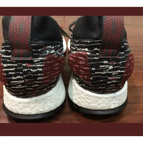 Adidas Pureboost Rebel Running Shoes Size (6) # F35781 Black Red ..