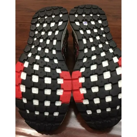 Adidas Pureboost Rebel Running Shoes Size (6) # F35781 Black Red ..