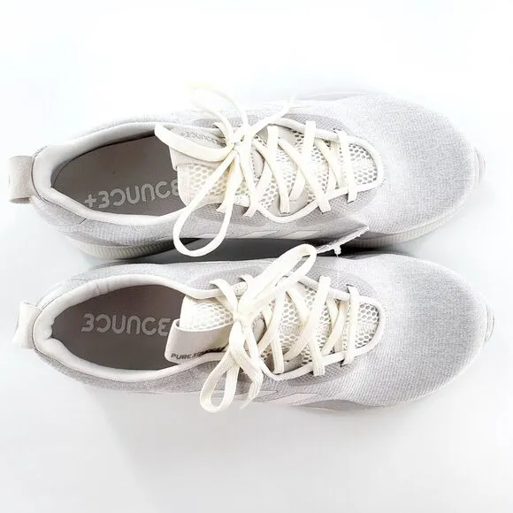 Adidas Purebounce Street Athletic Running Shoes Womens 10.5 Gray/White F34225