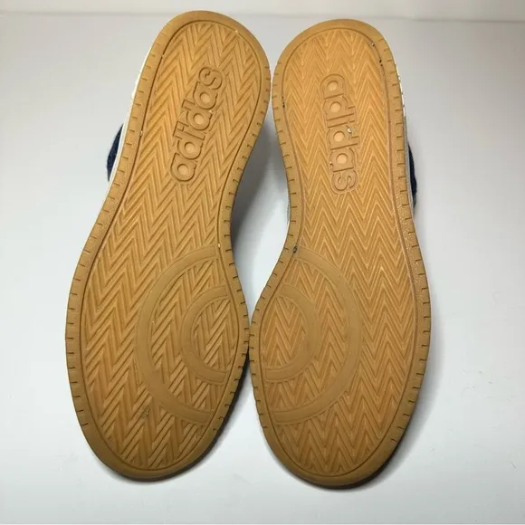 Adidas Sneakers Shoes Men's Size 8 Casual Blue Retro Hoops 2.0 Mid (35 Box 5)