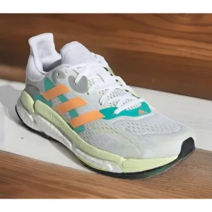 ADIDAS Solar Boost Ultra Running Shoes White Orange GX3039 Mens 14 Fast Ship
