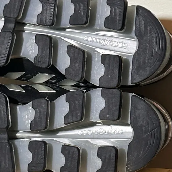 Adidas Springblade Razor Mens 10.5 Running Shoes Black Silver