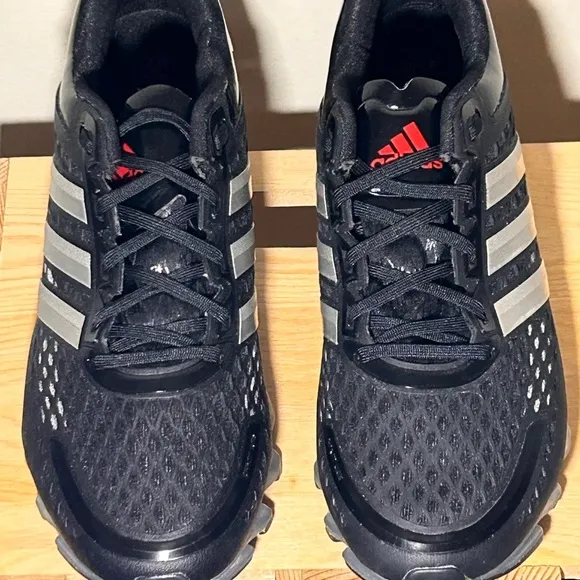 Adidas Springblade Razor Mens 10.5 Running Shoes Black Silver