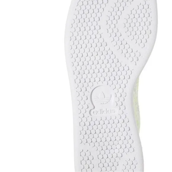 Adidas Stan Smith Primeknit Mens Neon Solar Yellow Sneakers Size 9 New