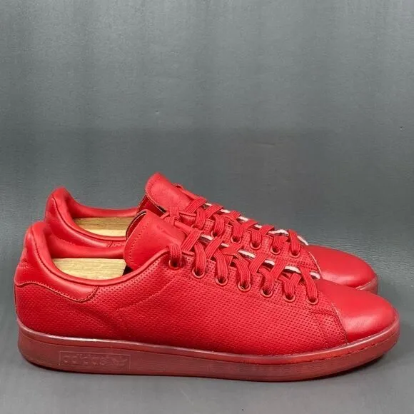 adidas Stan Smith Scarlet mens sneaker shoes size 11