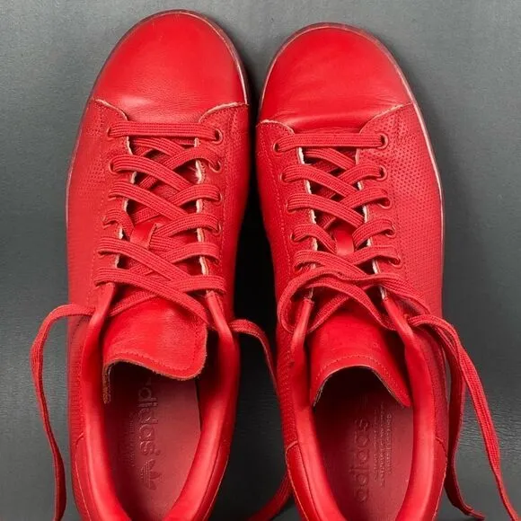 adidas Stan Smith Scarlet mens sneaker shoes size 11