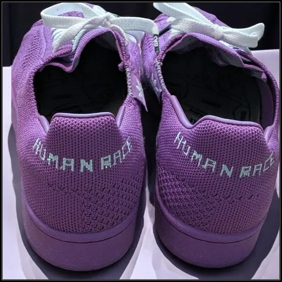 ADIDAS Superstar Primeknit x Pharrell Purple Human Race Shoes Men's 9 SKUS42929