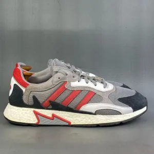 adidas Tresc Run Grey Scarlet Core Black sneaker shoes mens size 13