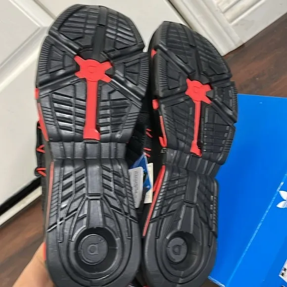 Adidas Twinstrike ADV Mens CM8097 Core Black Blue Red Running Shoes Size…