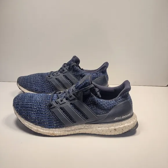 Adidas Ultra Boost 4.0 DNA Shoes Blue CP9250 Running PrimeKnit Mens Size 12.