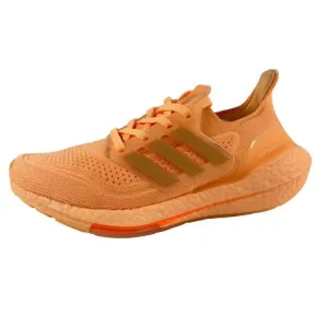Adidas Ultraboost 21 Womens Size 5.5 Running Shoes Orange NEW!