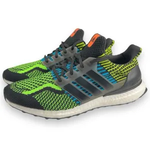 Adidas UltraBoost 5.0 DNA Mens Size 11 Running Shoes Black Solar Green