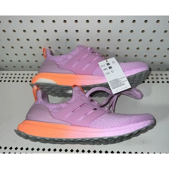 Adidas UltraBoost 5.0 DNA Running Shoes Youth Size 5.5 Womens 6.5 Purple Orange