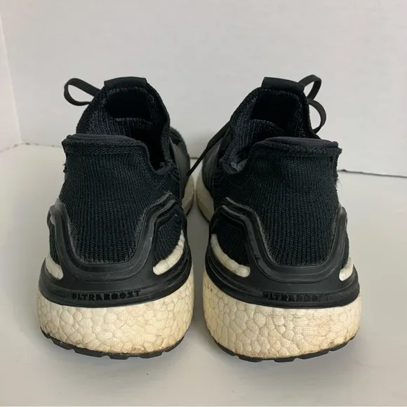Adidas Ultraboost Black Athletic Running Shoes Lace Up Sneakers Mens Sz 13