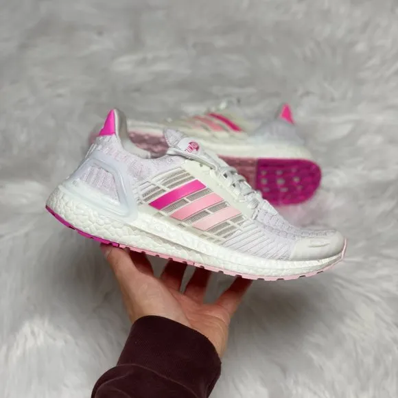 Adidas Ultraboost CC_1 DNA Mens Running Shoes White Pink GX7810 NEW Size 5.5