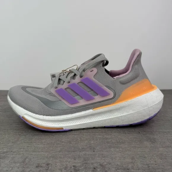Adidas Ultraboost Light Running Shoes - Grey/Violet - IE1762 Women's Size 9