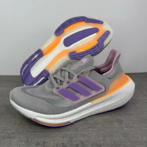 Adidas Ultraboost Light Running Shoes - Grey/Violet - IE1762 Women's Size 9
