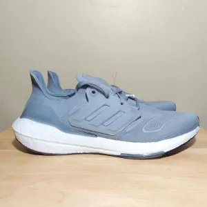 Adidas Ultraboost 22 Running Shoes Grey White GX5460 Men's Size 11.5