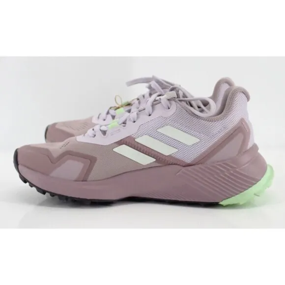 Adidas Women's Size 7 Terrex Soulstride Trail Running Shoes Purple &amp; Green