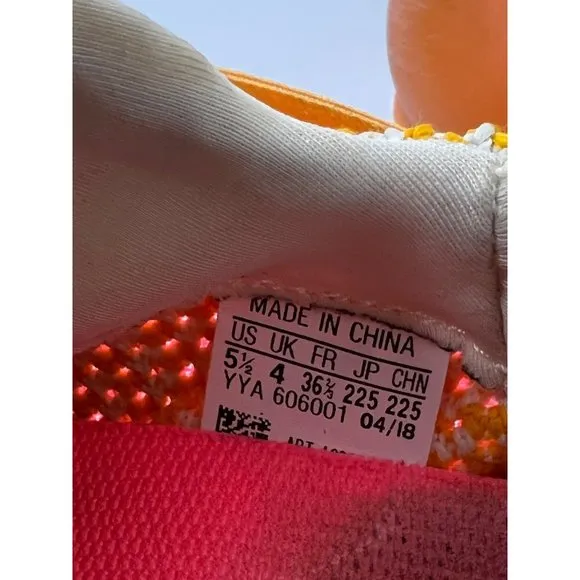Adidas x Stella McCartney Ultraboost Women's Running Shoes Orange/Yellow Sz 5.5