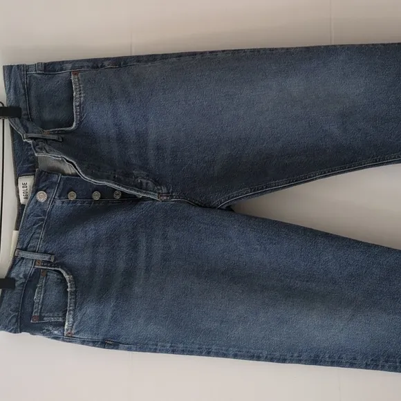 AGOLDE Revolve x Free people x Anthropology Riley crop high rise straight jeans