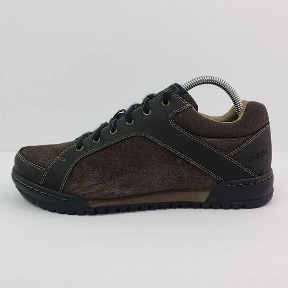 Ahnu Balboa Mens Size 8 Black Leather Outdoor Hiking Sneaker Shoes F19616B
