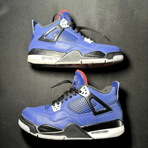Air Jordan 4 Retro Winter GS Loyal Blue 2019 Men's Shoes - Size 6.5