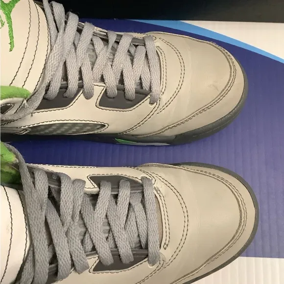 Air Jordan 5 Green Bean Kids Size 2y