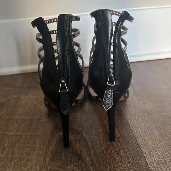 Alaïa Leather Gladiator Sandals Heels