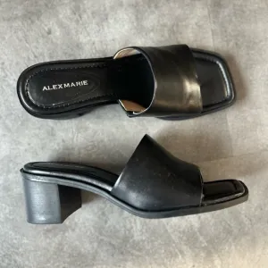 Alex Marie Mules Sandals Heels Size 8.5 NWT