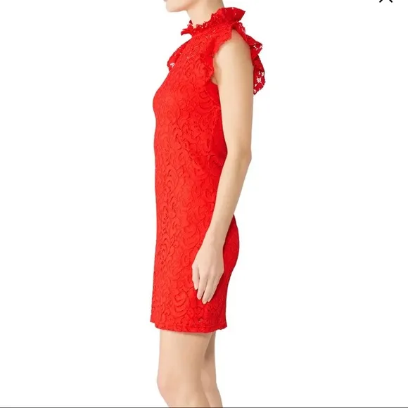 Alexia Admor - Red Lace Sheath Dress