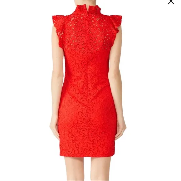 Alexia Admor - Red Lace Sheath Dress