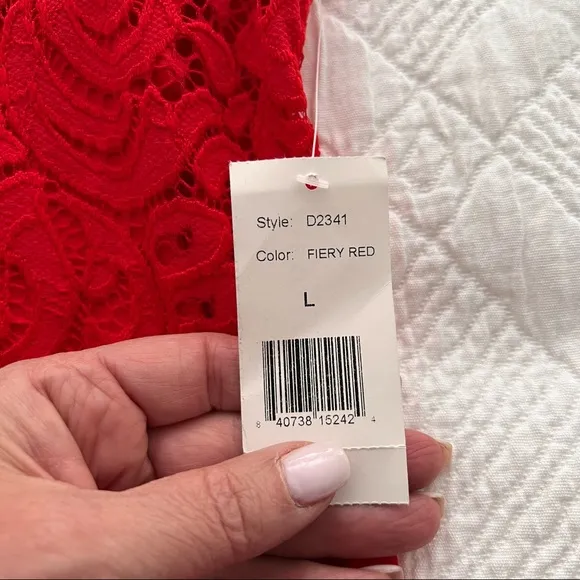 Alexia Admor - Red Lace Sheath Dress